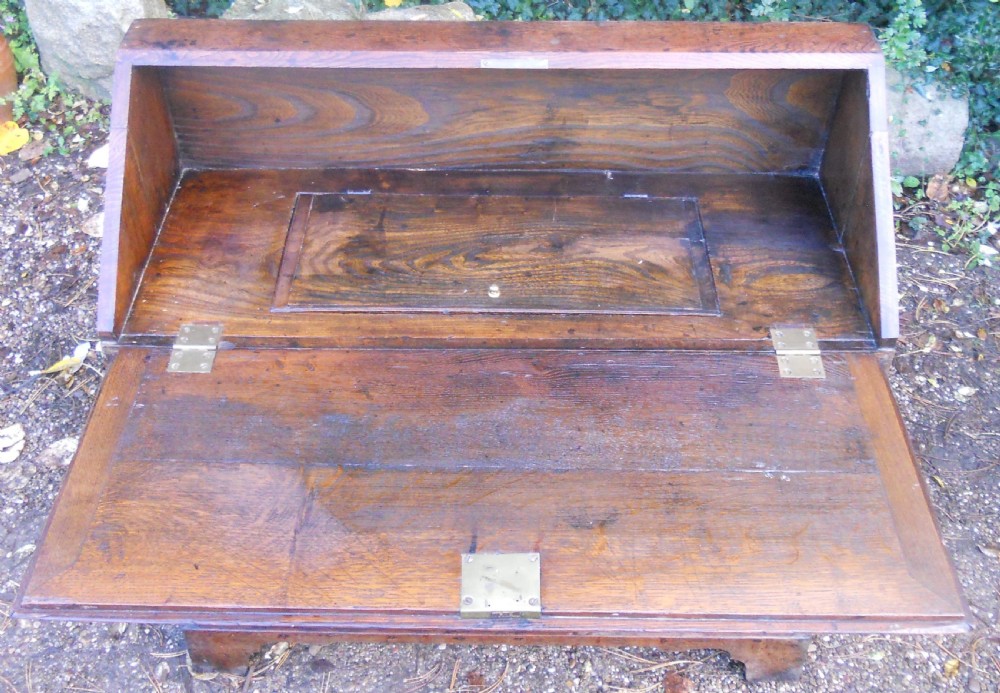 Georgian Oak Two Part Bureau View VI