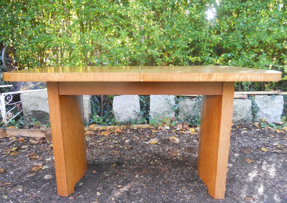 Deco Walnut Extending Dining Table to Seat Eight  View II