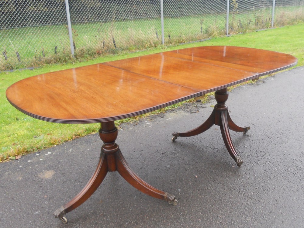 Georgian Style Mahogany Extending Dining Table to Seat Ten View III