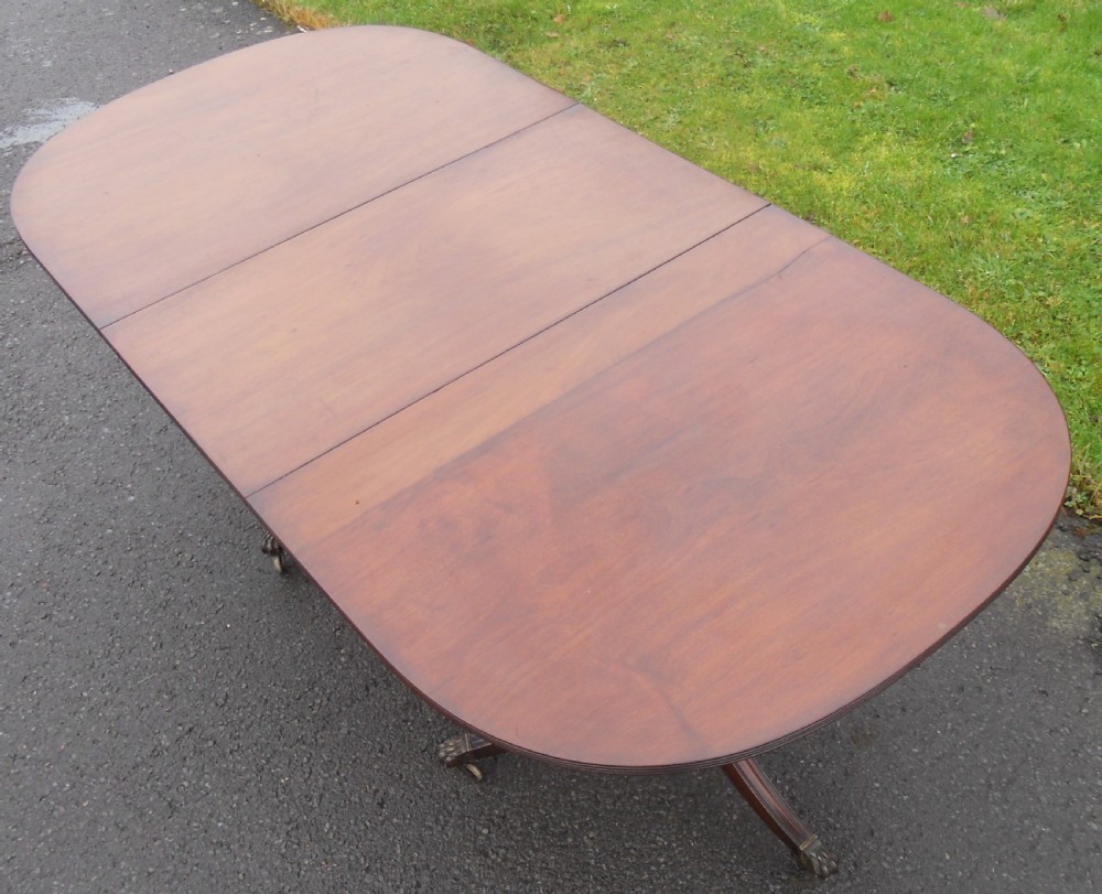 Georgian Style Mahogany Extending Dining Table to Seat Ten View IV