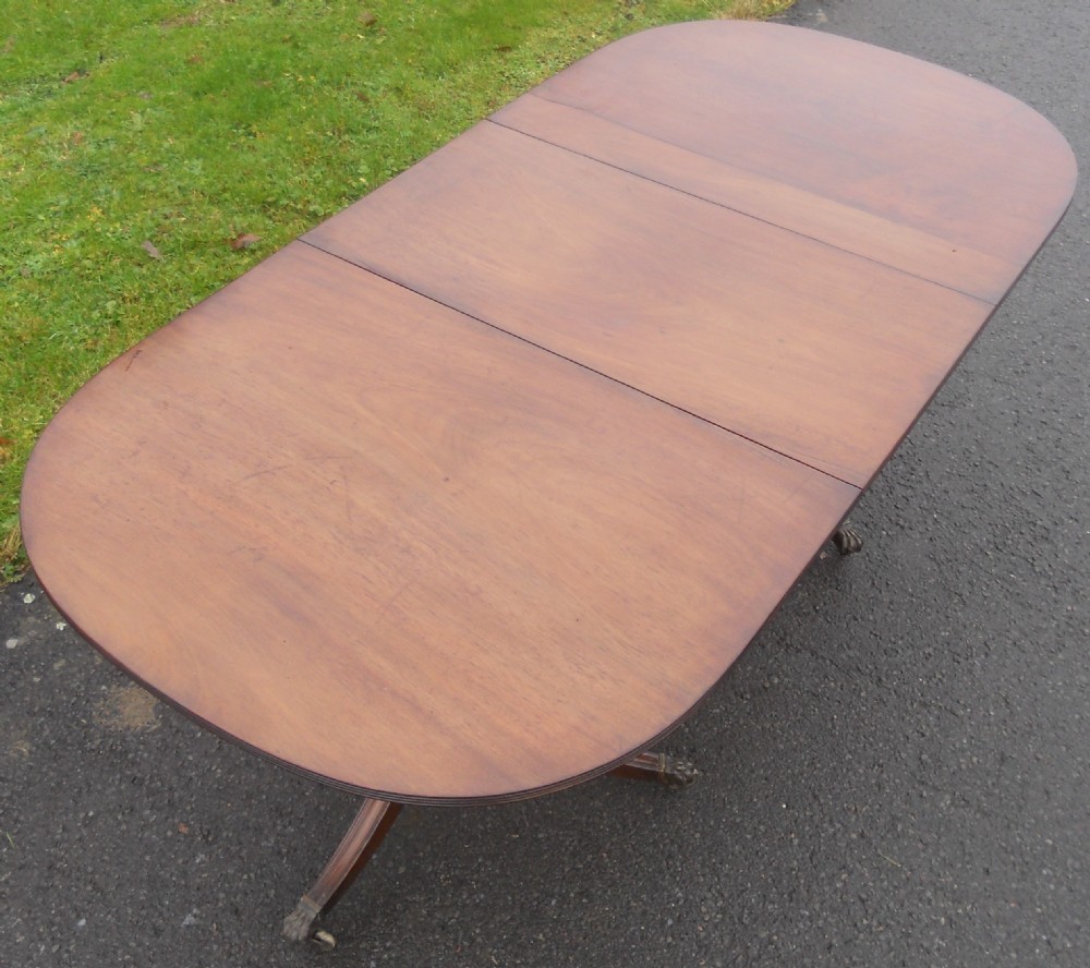 Georgian Style Mahogany Extending Dining Table to Seat Ten View V