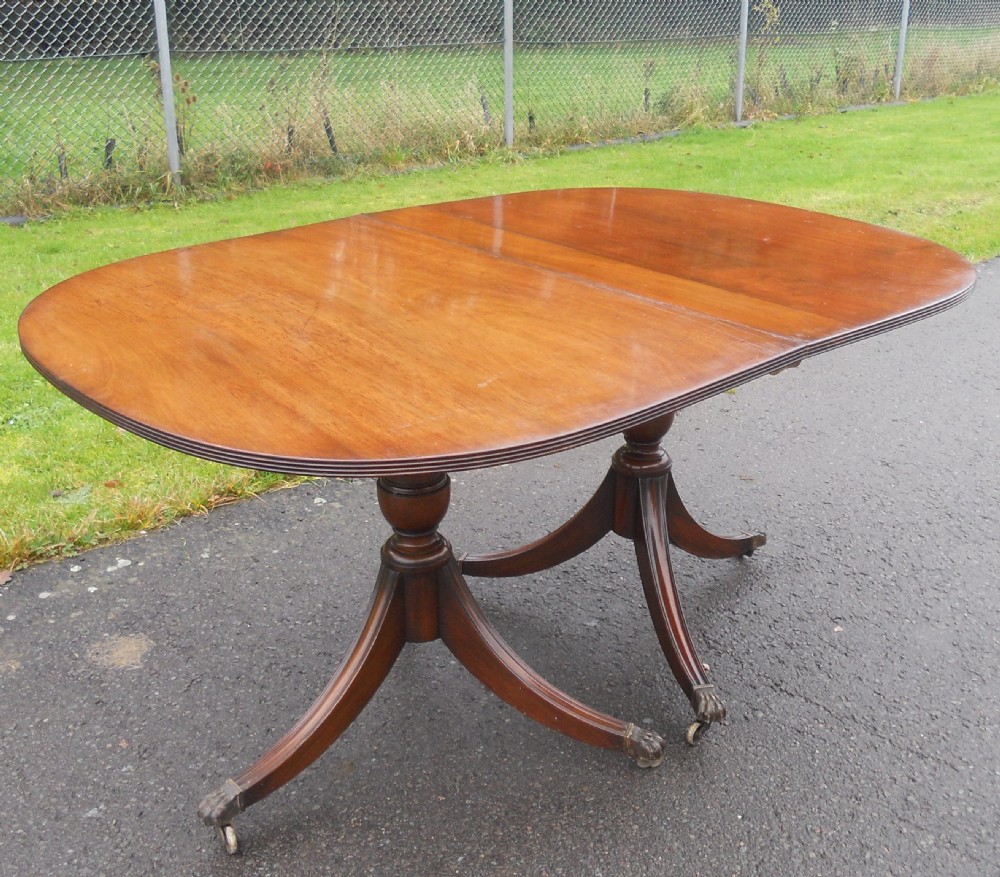 Georgian Style Mahogany Extending Dining Table to Seat Ten View VI