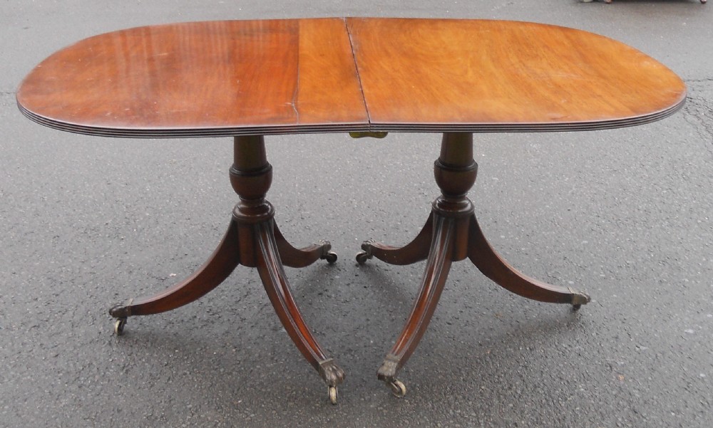 Georgian Style Mahogany Extending Dining Table to Seat Ten View VIII