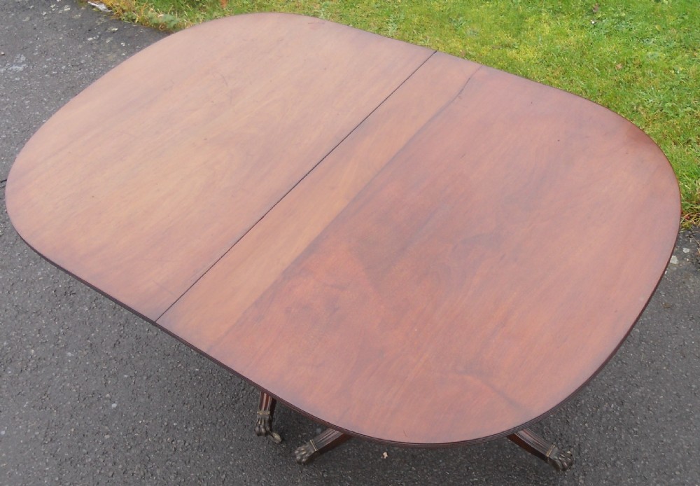 Georgian Style Mahogany Extending Dining Table to Seat Ten View X