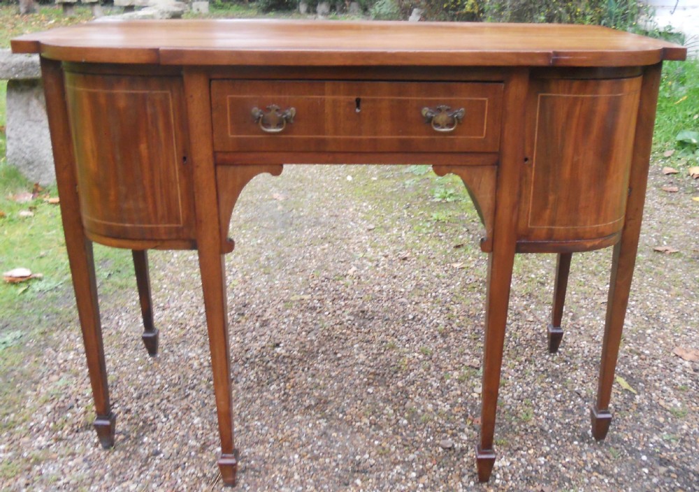 Georgian Small Mahogany Sideboard  View V