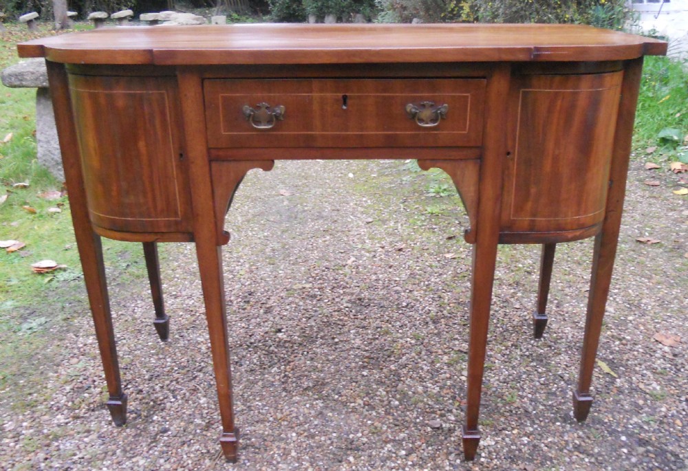Georgian Small Mahogany Sideboard  View IX