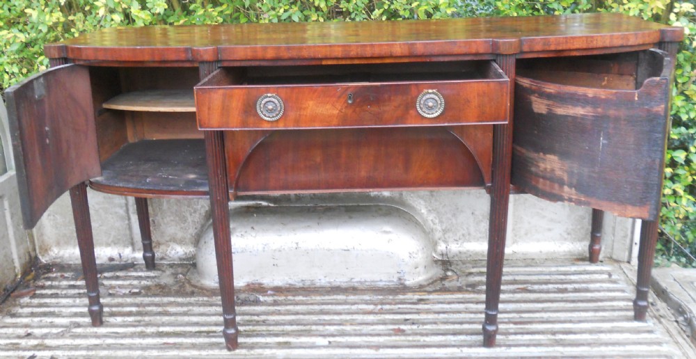 Georgian Large Mahogany Sideboard  View V