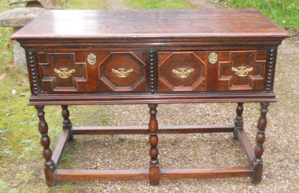 Antique Oak Dresser Base
