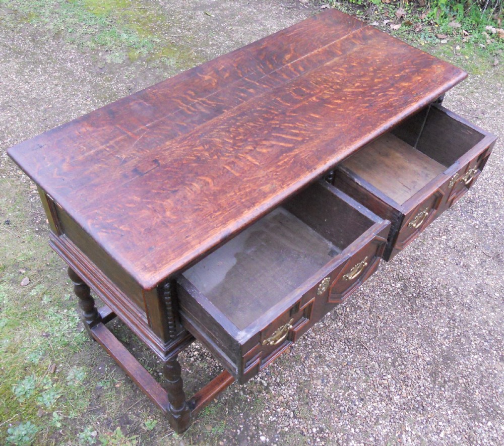 Antique Oak Dresser Base View VII