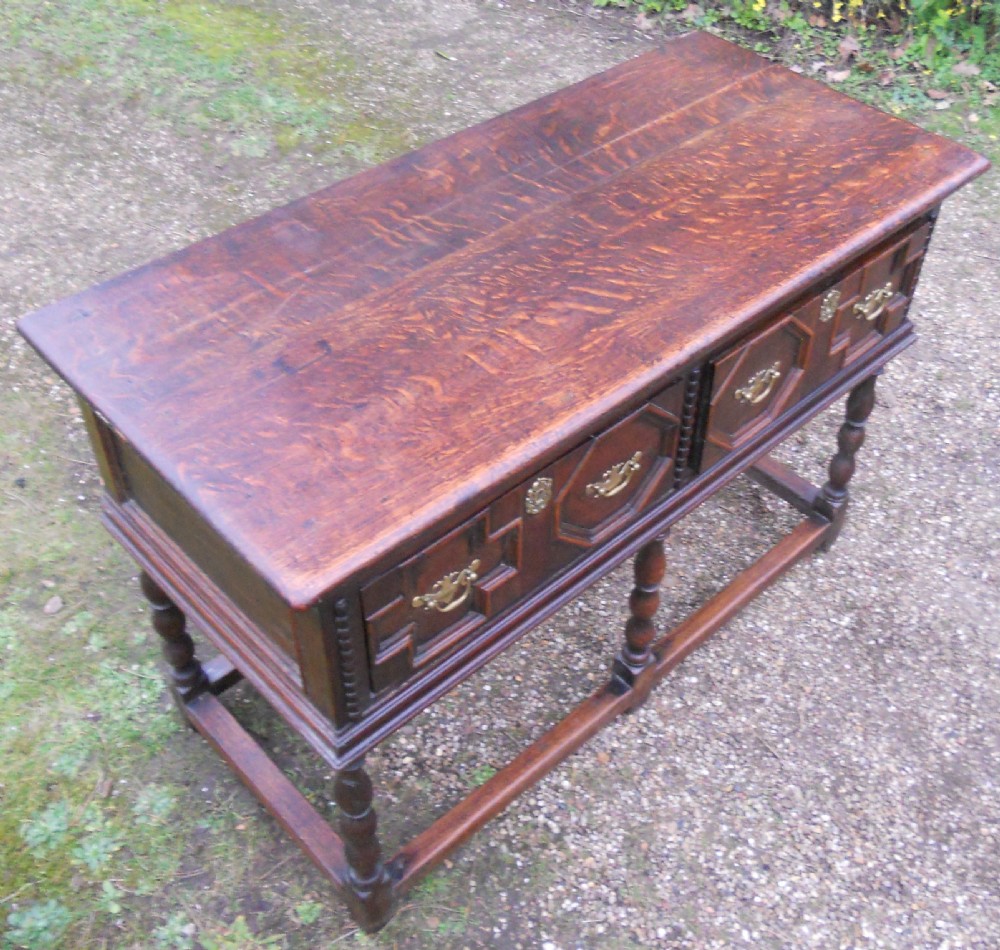 Antique Oak Dresser Base View IX