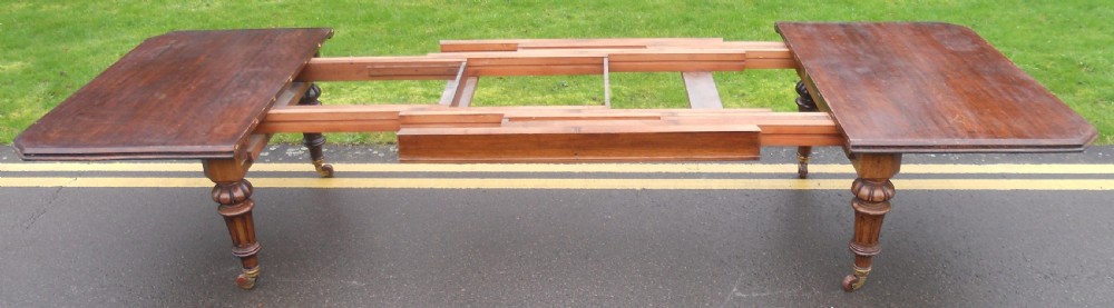 Victorian Mahogany Extending Dining Table (No Leaves)