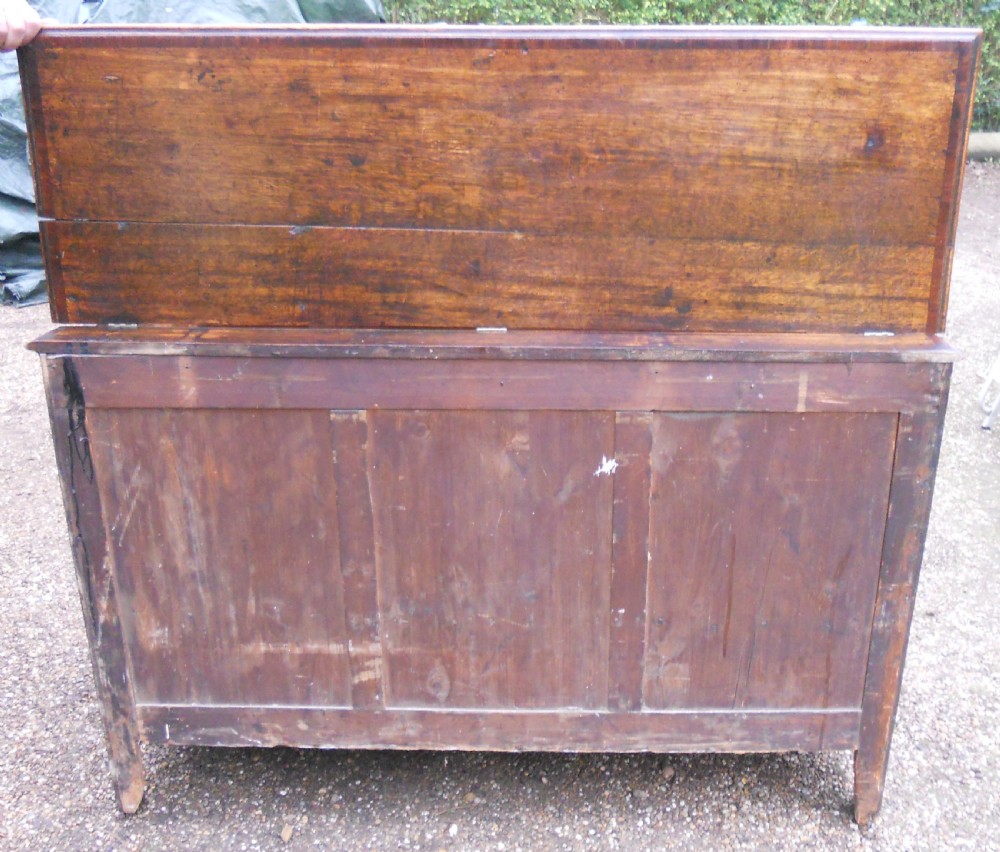 Georgian Lancashire Panelled Oak Mule Chest  View IX