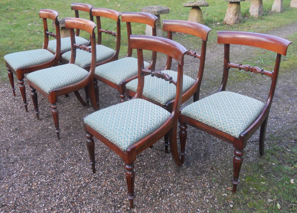 Set of Eight William IV Rosewood Dining Chairs  View IV