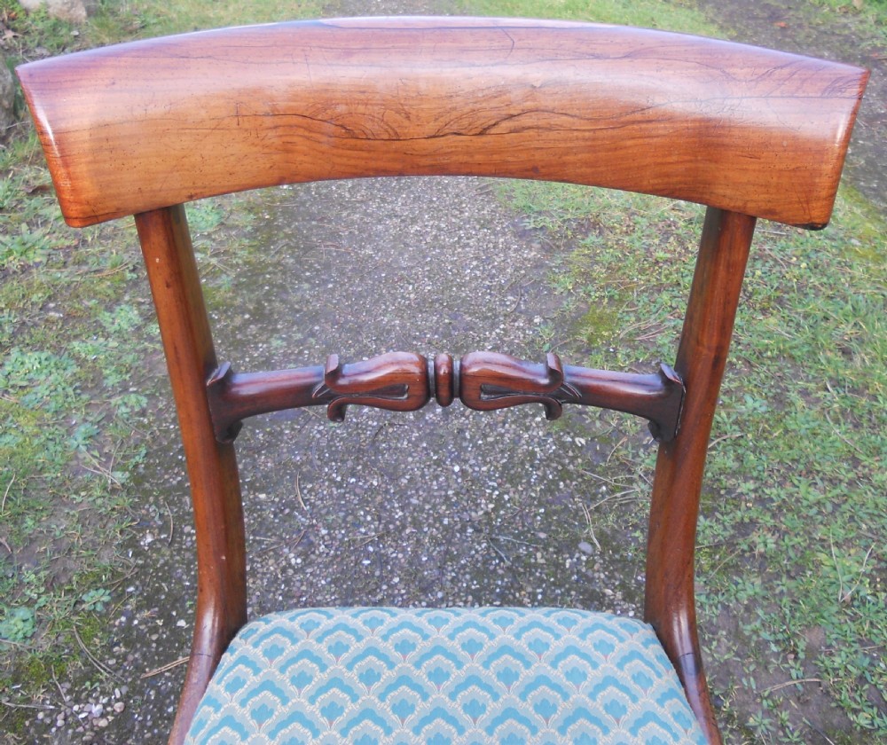 Set of Eight William IV Rosewood Dining Chairs  View VII