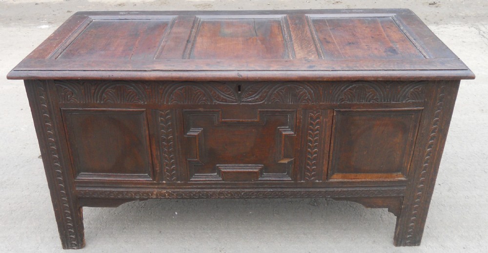 Antique Oak Blanket Chest