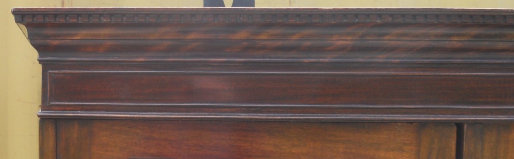 Edwardian Mahogany Triple Wardrobe View VIII