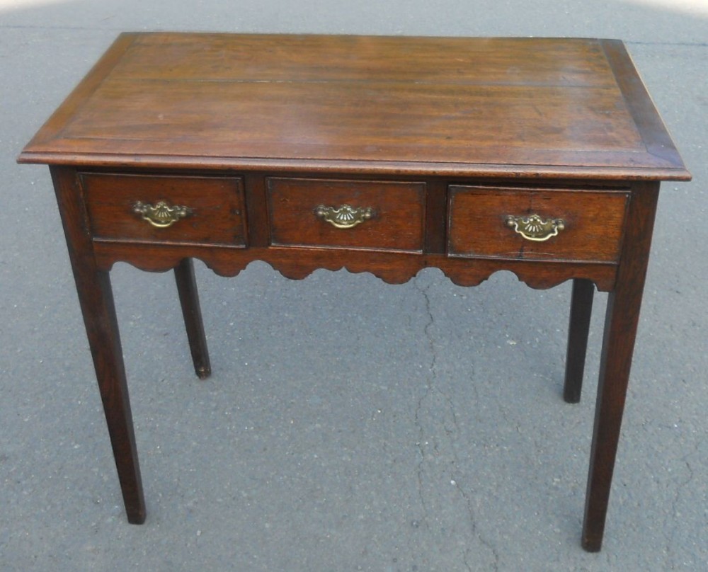 Georgian Oak Side Table 