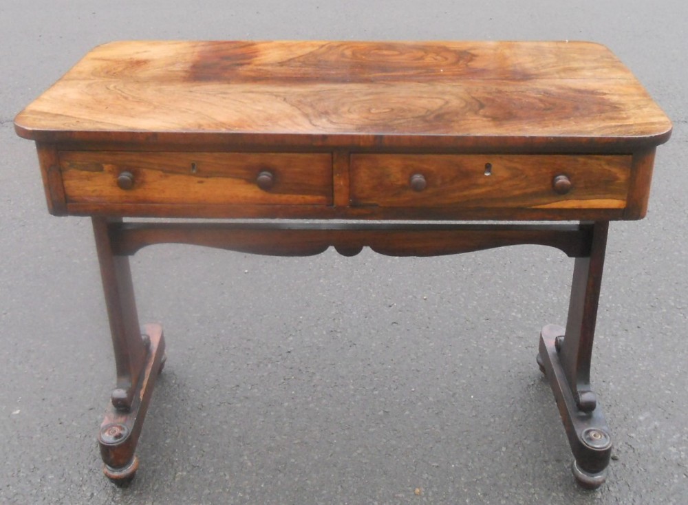 Victorian Rosewood Writing Table 