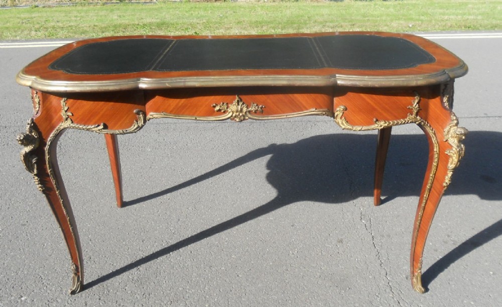 Louis Style King Wood Writing Desk 