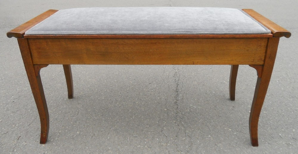Mahogany Duet Piano Stool