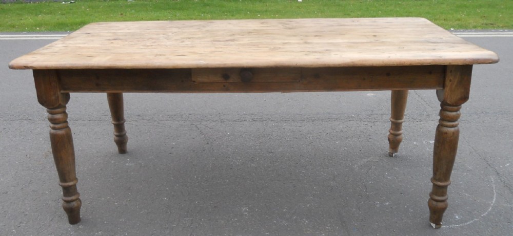 Victorian Pine Kitchen Table 