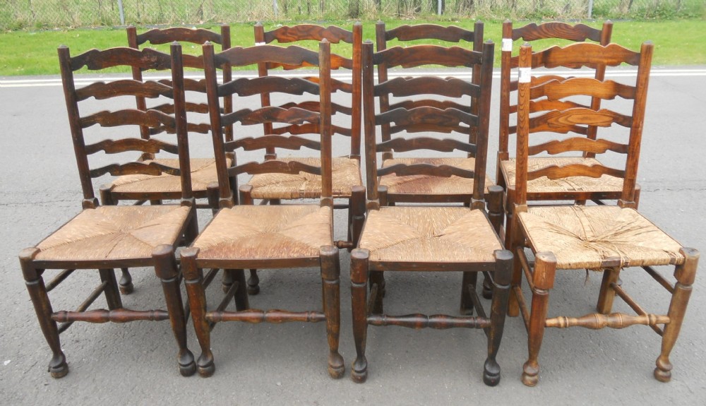 Eight Elm Ladderback Dining Chairs 