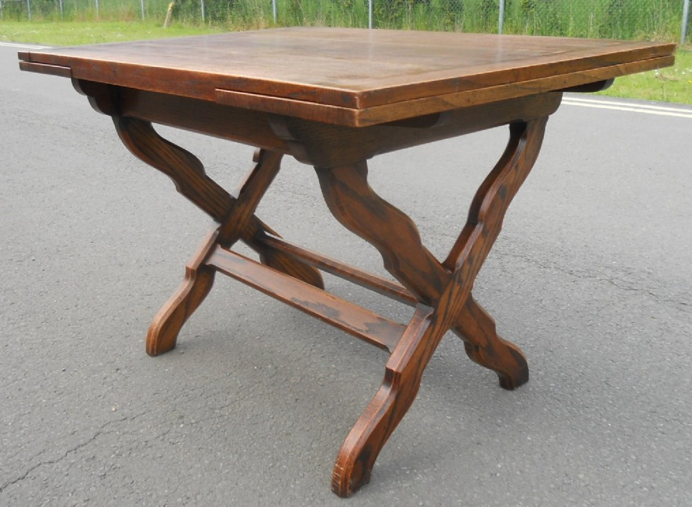 Oak Extending Dining Table by Waring & Gillow 