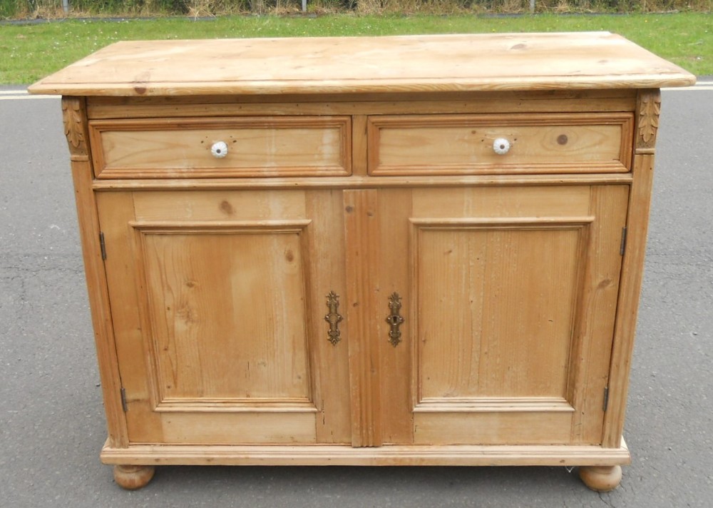 Victorian Pine Two Door Cupboard 