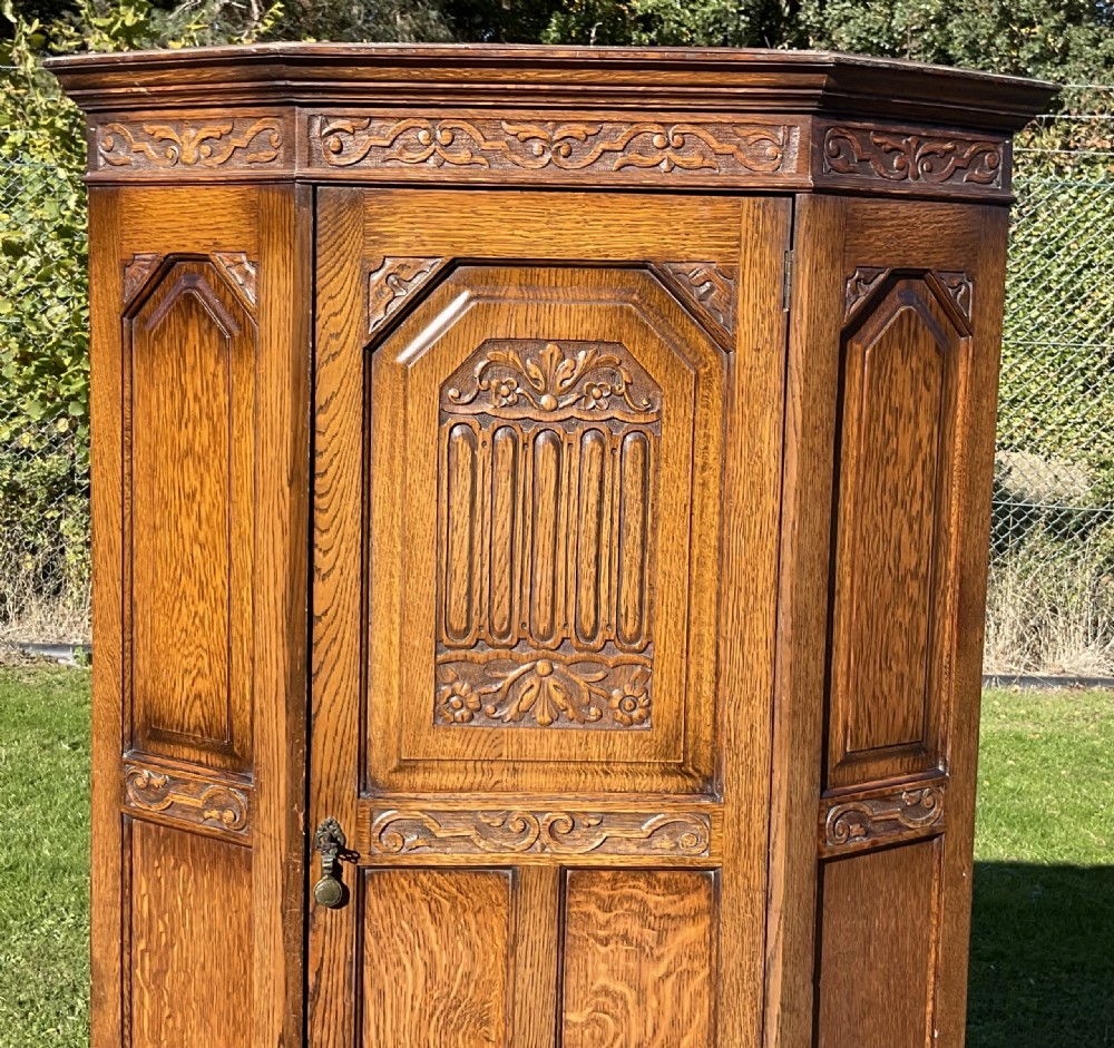 Carved Oak Hall Robe  View VII