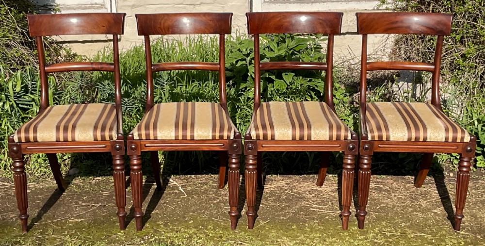 Set of Four William IV Dining Chairs  View VI