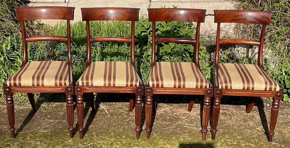 Set of Four William IV Dining Chairs  View VII