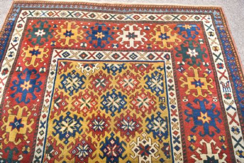 ANTIQUE CAUCASIAN GENGE RUG - ADDITIONAL PHOTO 2