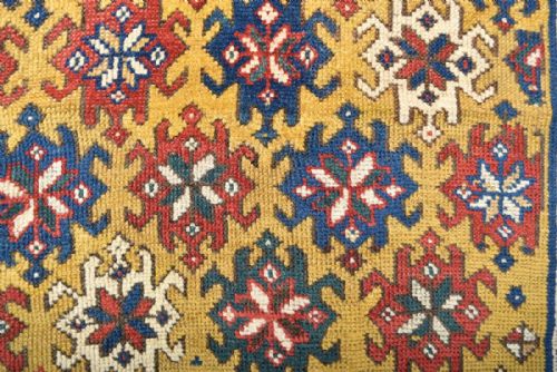 ANTIQUE CAUCASIAN GENGE RUG - ADDITIONAL PHOTO 3