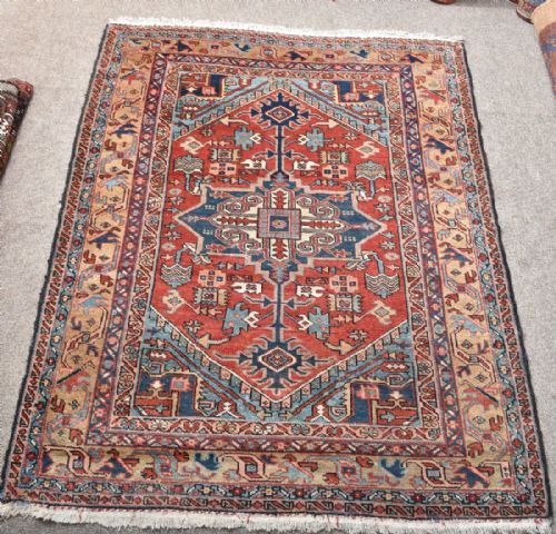 antique heriz rug - CATEGORY: ANTIQUE RUGS - DATED 1900