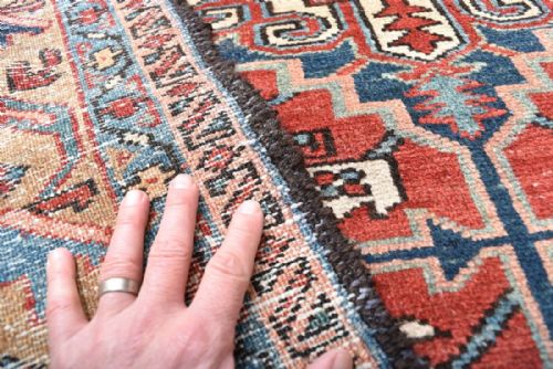 ANTIQUE HERIZ RUG - ADDITIONAL PHOTO 3