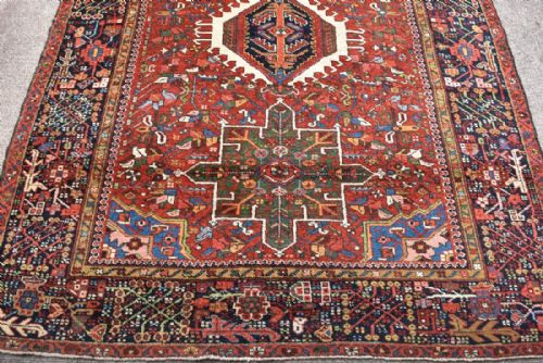 OLD PERSIAN KARAJA RUG - ADDITIONAL PHOTO 1
