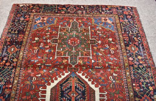 OLD PERSIAN KARAJA RUG - ADDITIONAL PHOTO 2