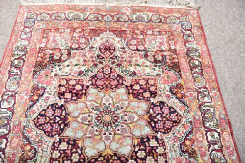 ANTIQUE PERSIAN LAVAR KIRMAN RUG - ADDITIONAL PHOTO 2