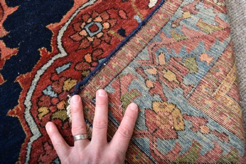 ANTIQUE PERSIAN MISSION MALYOR RUG - ADDITIONAL PHOTO 4