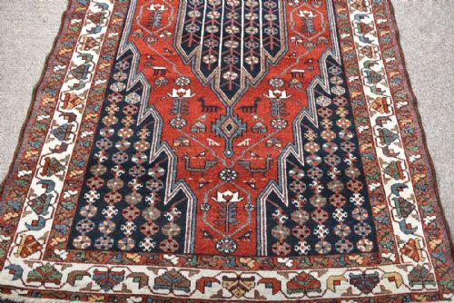 OLD PERSIAN MAZLAGHAN RUG - ADDITIONAL PHOTO 1