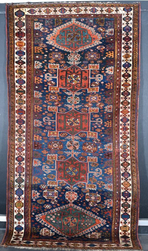 antique north west persian village rug - CATEGORY: ANTIQUE RUGS - DATED 19TH CENTURY