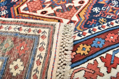 ANTIQUE CAUCASIAN SHIRVAN RUG - ADDITIONAL PHOTO 3