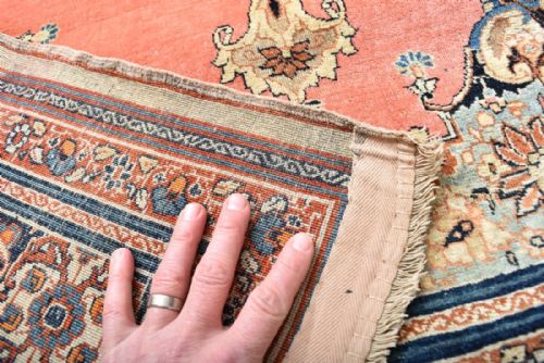 ANTIQUE PERSIAN HAJI JALLILI TABRIZ RUG - ADDITIONAL PHOTO 4