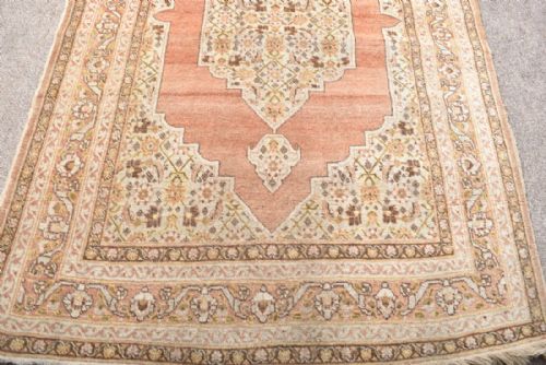 ANTIQUE PERSIAN TABRIZ RUG WITH SOFT COLOURS - ADDITIONAL PHOTO 1