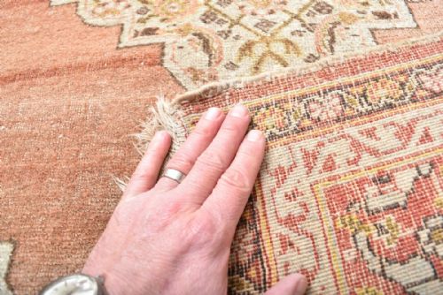 ANTIQUE PERSIAN TABRIZ RUG WITH SOFT COLOURS - ADDITIONAL PHOTO 4