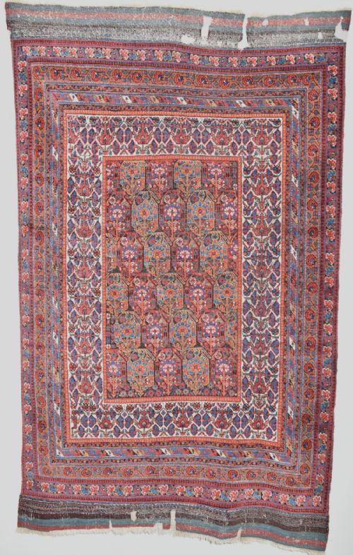 antique persian afshar rug - CATEGORY: ANTIQUE RUGS - DATED 1880