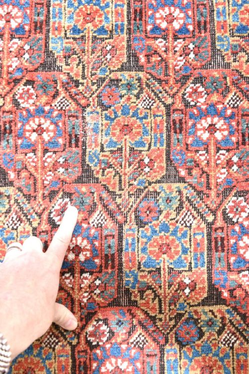 ANTIQUE PERSIAN AFSHAR RUG - ADDITIONAL PHOTO 2