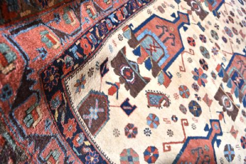 OLD PERSIAN AFSHAR TRIBAL RUG - ADDITIONAL PHOTO 1