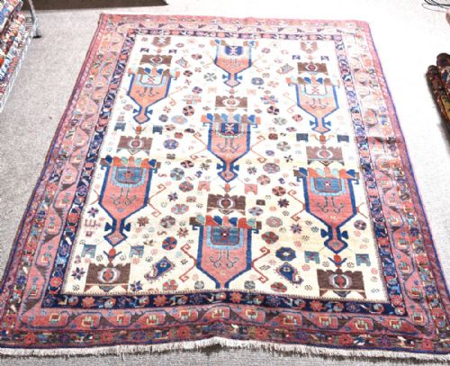 OLD PERSIAN AFSHAR TRIBAL RUG - ADDITIONAL PHOTO 2