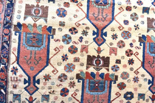 OLD PERSIAN AFSHAR TRIBAL RUG - ADDITIONAL PHOTO 3